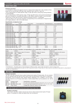 ND FILTER OBJECTIVE LENS
