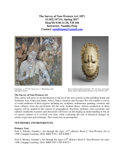 The Survey of Non-Western Art