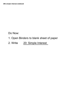 20b simple interest.notebook