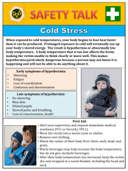 Cold Stress