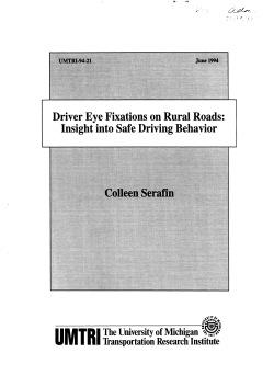 Driver Eye Fixations on Rural Roads: Insight into Safe
