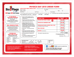 physics day 2015 order form