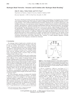 Hydrogen Bond Networks: Structure and Evolution after Hydrogen