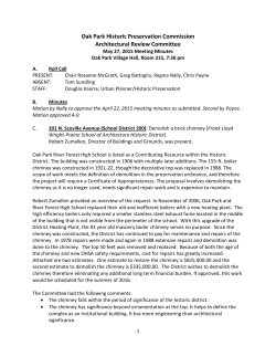 Oak Park Historic Preservation Commission Architectural Review