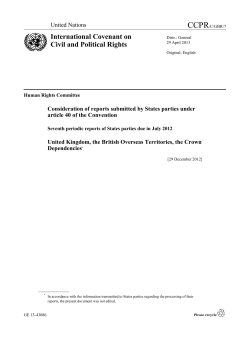 CCPR/C/GBR/7 - Equality and Human Rights Commission