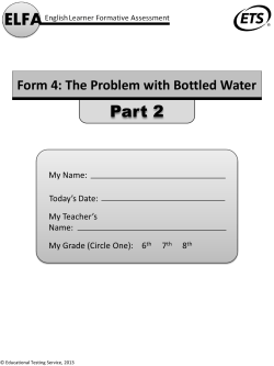 ELFA English Learner Formative Assessment