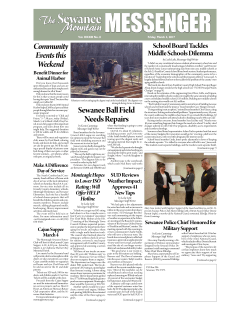 The Sewanee - Sewanee Mountain Messenger
