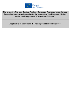 Final Report - Iron Curtain Project