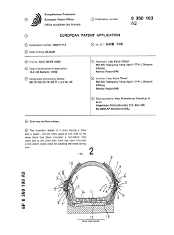 One way air-flow shoes - European Patent Office