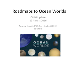 Roadmaps to Ocean Worlds (ROW)