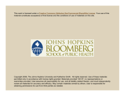 Gender and Its Consequences for Health