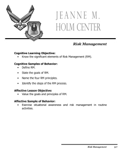 Risk Management