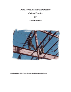 Steel Erection Industry Guideline 2006