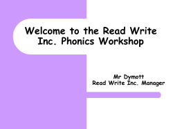 to see Powerpoint presentation for parents