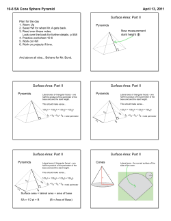 10-6 SA Cone Sphere Pyramid