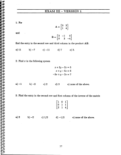 exam 3 samples