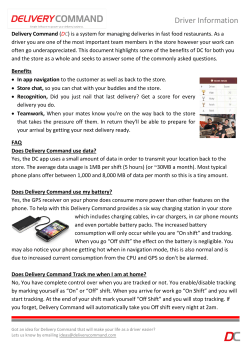 Driver Information