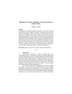 Beholding the Uncanny - James Madison University