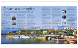 A river runs through it - Tourist Organization of Belgrade