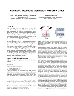 Flashback: Decoupled Lightweight Wireless Control