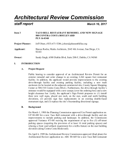 architectural review commission