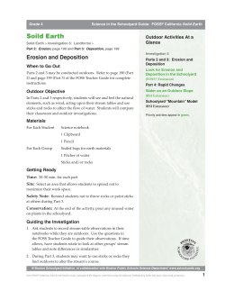 BSI Science in the Schoolyard&trade; Guide for Solid Earth