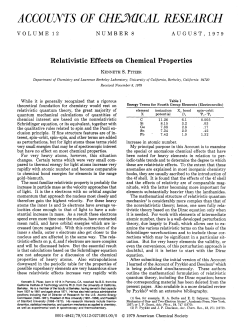 accounts of chexical research
