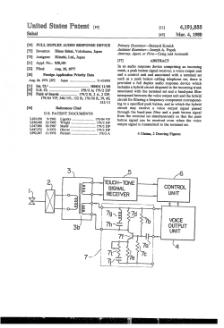 Full duplex audio response device
