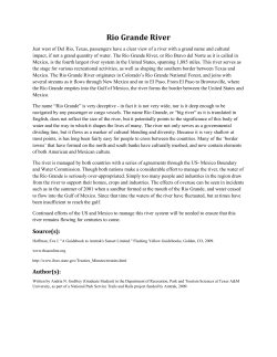 Rio Grande River Transcript