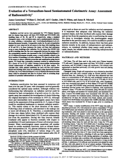 Evaluation of a Tetrazolium-based