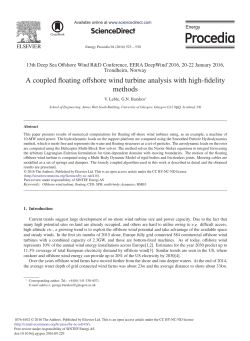 A Coupled Floating Offshore Wind Turbine Analysis with High