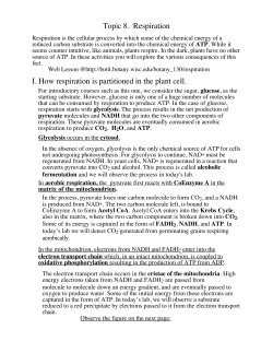 "pdf" copy of Topic 7: Respiration