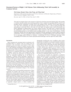 Structural Factors of Rigid-Coil Polymer Pairs Influencing Their Self