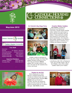 May/June 2012 - Catholic Charities Spokane