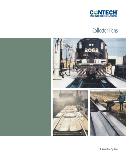 Collector Pans - Contech Engineered Solutions