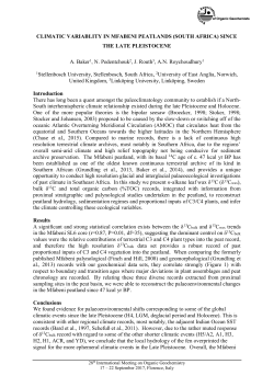 climatic variablity in mfabeni peatlands (south africa)