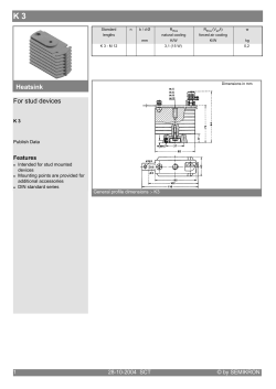 Heatsink For stud devices
