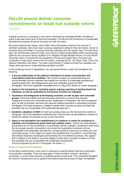 Fossil Fuel Subsidies (Lobby)