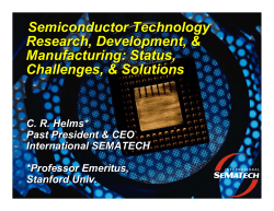 Semiconductor Technology Research, Development