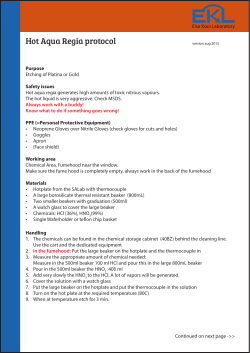 Hot Aqua Regia protocol