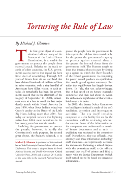 Torturing the Rule of Law