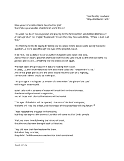 Hope Rooted In Faith - December 15th, 2013 (PDF: 119 KB)