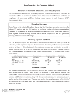 Radio-Frequency Exposure Study
