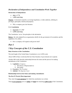 Part 1 5 Key Concepts of the U.S. Constitution