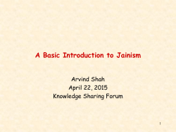A Basic Introduction to Jainism