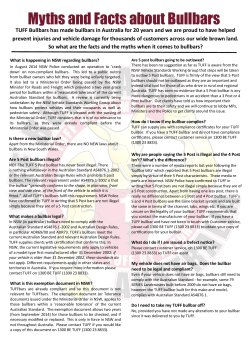 Myths and Facts about Bullbars