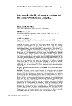 Interannual variability of annual streamflow and the