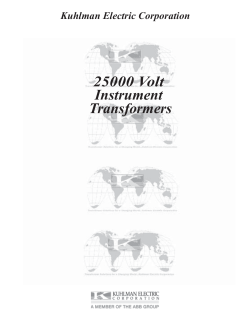 ABB Kuhlman 25000 Volt Instrument Transformers