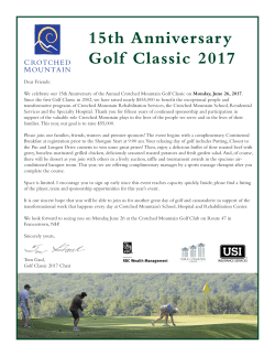 15th Anniversary Golf Classic 2017
