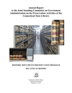 FY 2011 - Connecticut State Library